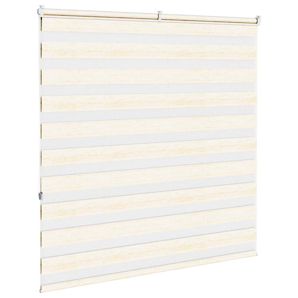 vidaXL Roleta zebra, 150x150 cm, szerokość tkaniny 145,9 cm, poliester