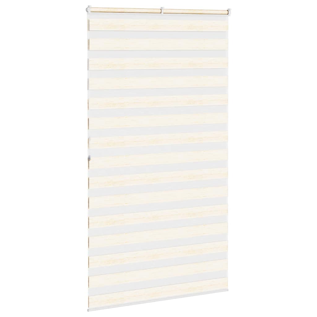 vidaXL Roleta zebra, 125x200 cm, szerokość tkaniny 120,9 cm, poliester