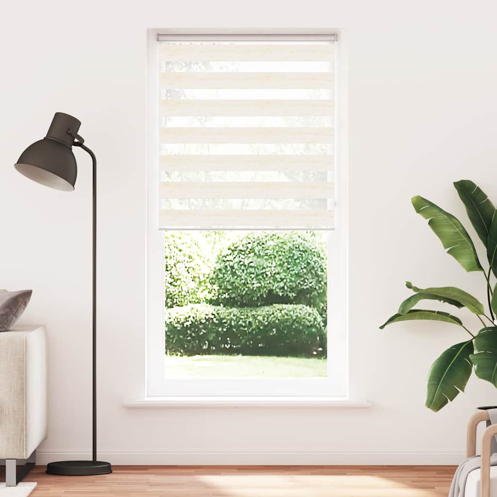 vidaXL Roleta zebra, 115x230 cm, szerokość tkaniny 110,9 cm, poliester
