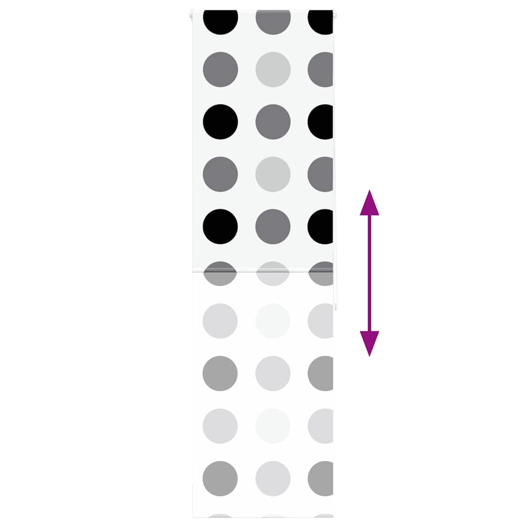 vidaXL Roleta prysznicowa 70x240 cm Szerokość tkaniny 66 cm