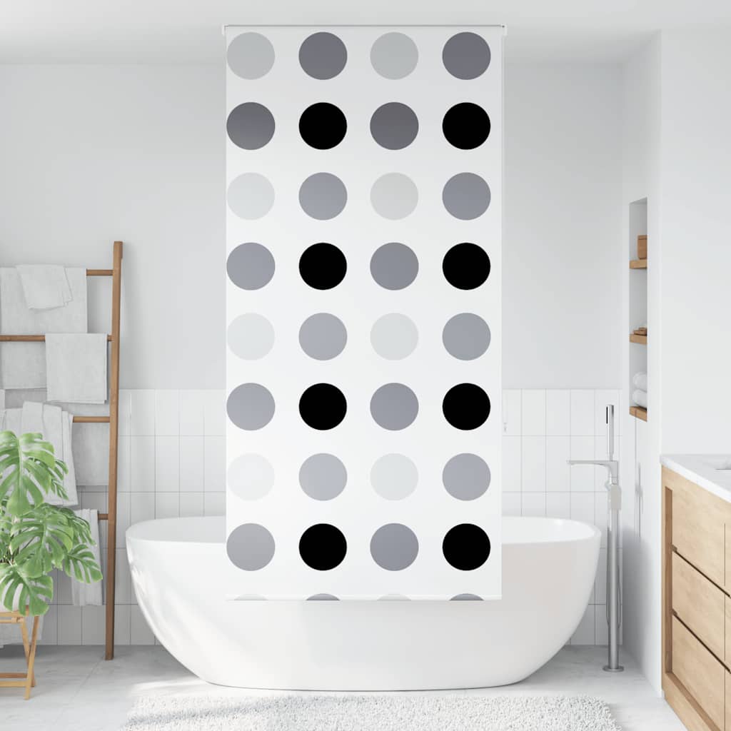 vidaXL Roleta prysznicowa 110x240 cm Szerokość tkaniny 106 cm