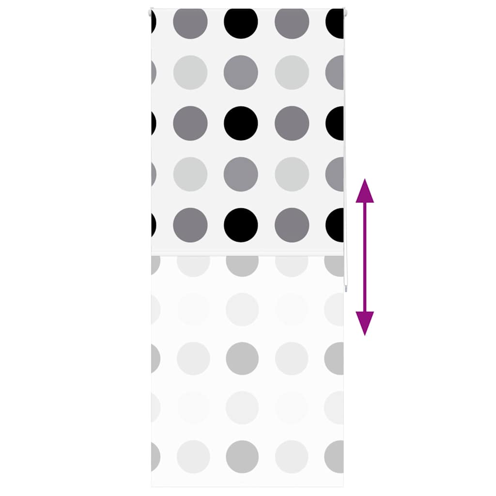 vidaXL Roleta prysznicowa 110x240 cm Szerokość tkaniny 106 cm