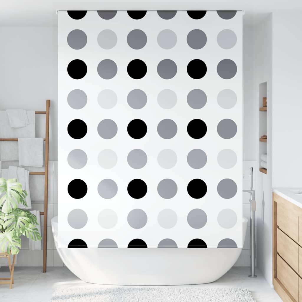 vidaXL Roleta prysznicowa 150x240 cm Szerokość tkaniny 146 cm
