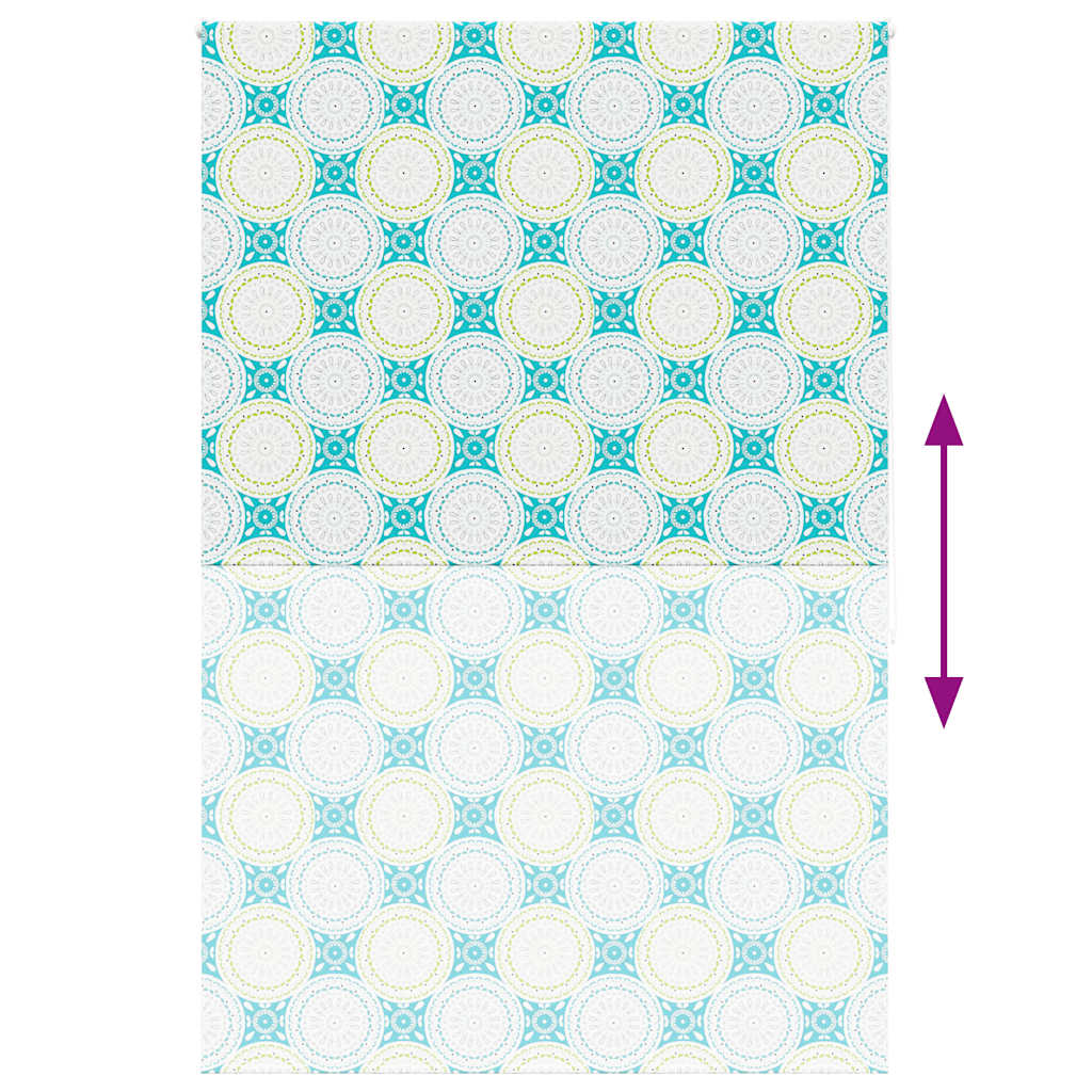 vidaXL Roleta prysznicowa 150x240 cm Szerokość tkaniny 146 cm