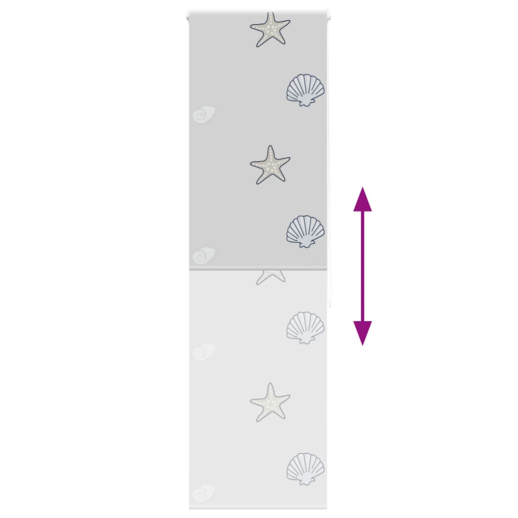 vidaXL Roleta prysznicowa 60x240 cm Szerokość tkaniny 56 cm