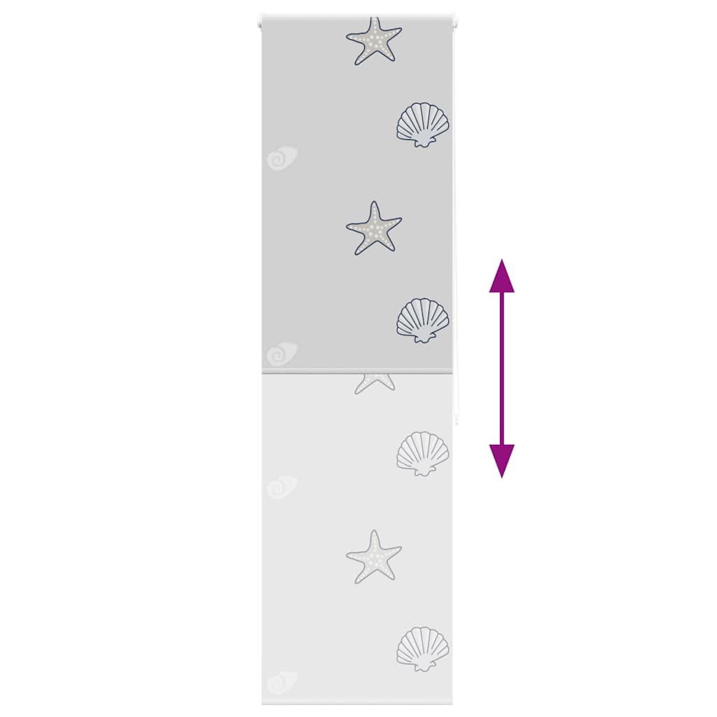 vidaXL Roleta prysznicowa 70x240 cm Szerokość tkaniny 66 cm