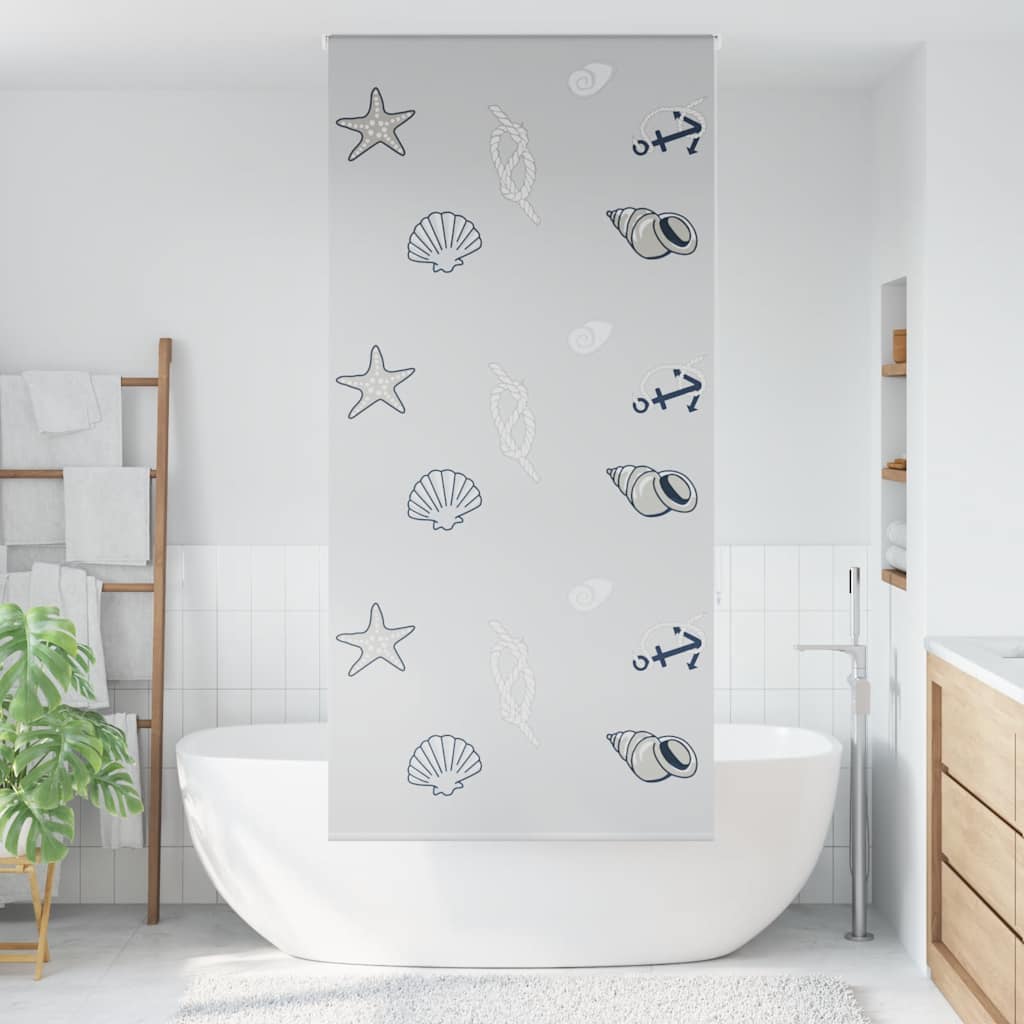 vidaXL Roleta prysznicowa 110x240 cm Szerokość tkaniny 106 cm