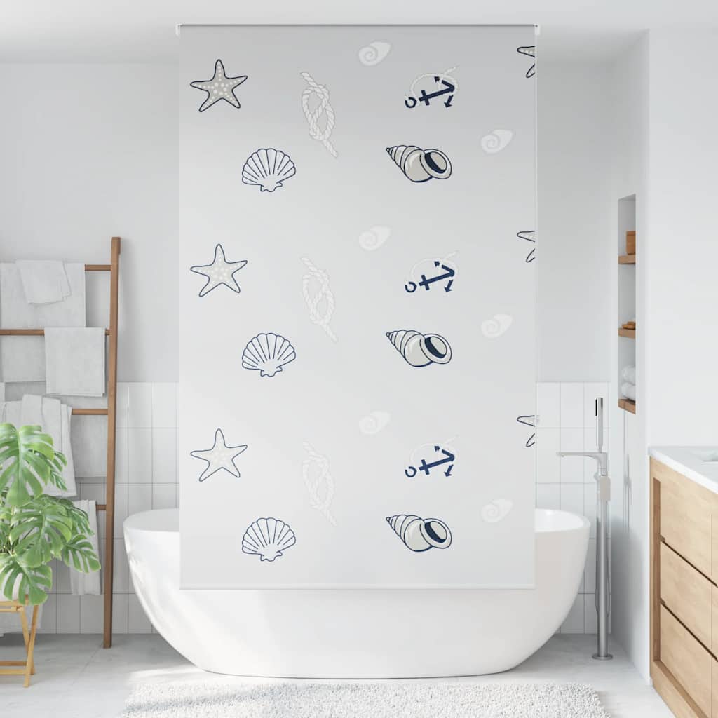 vidaXL Roleta prysznicowa 130x240 cm Szerokość tkaniny 126 cm
