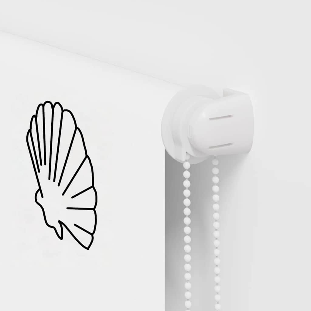 vidaXL Roleta prysznicowa 110x240 cm Szerokość tkaniny 106 cm