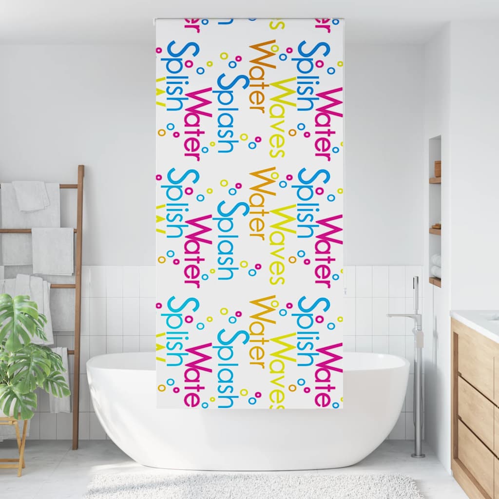 vidaXL Roleta prysznicowa 100x240 cm Szerokość tkaniny 96 cm