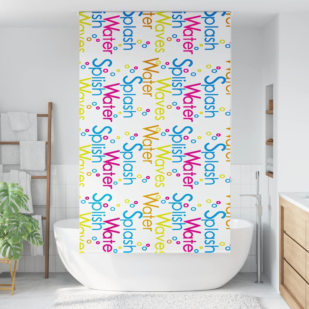 vidaXL Roleta prysznicowa 130x240 cm Szerokość tkaniny 126 cm