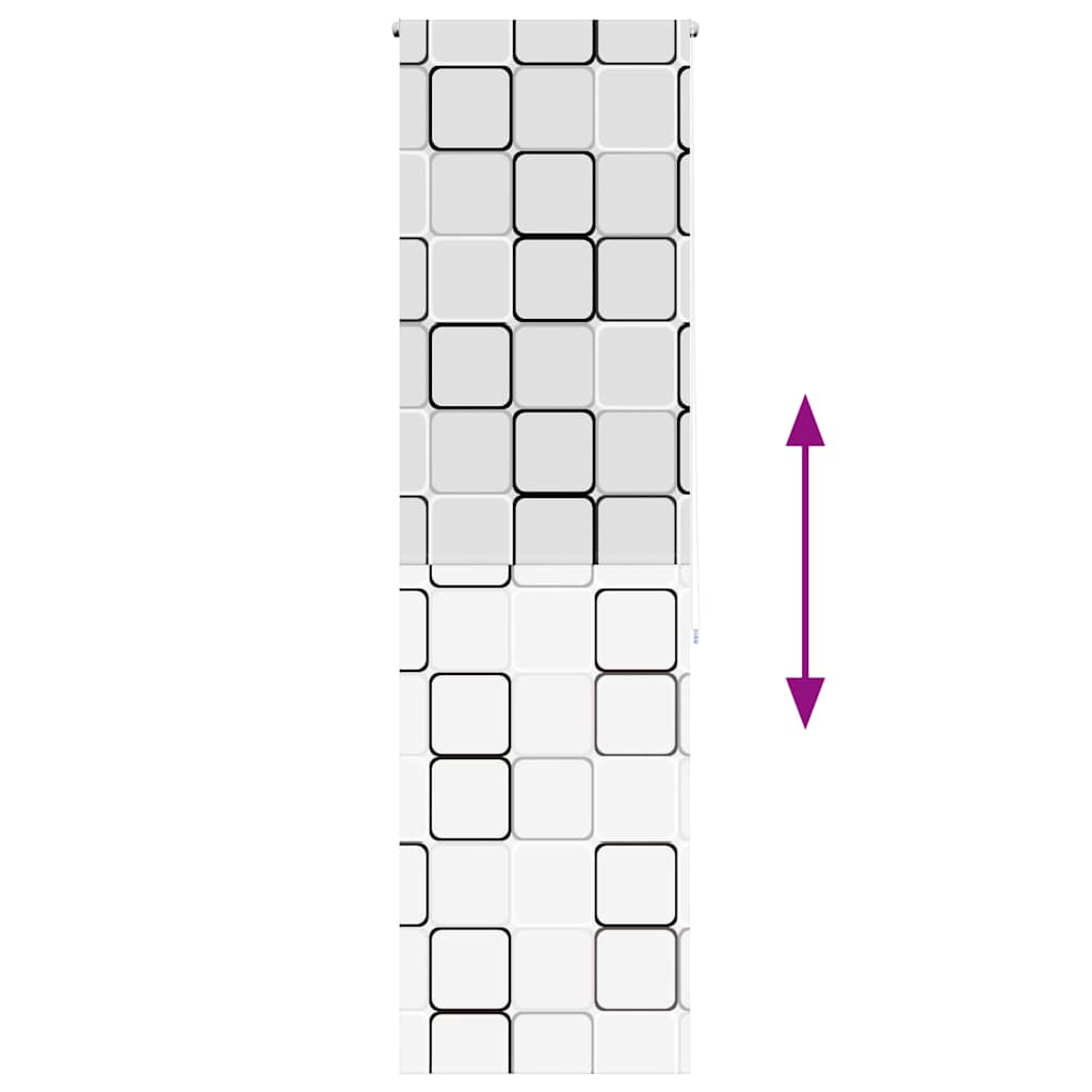 vidaXL Roleta prysznicowa 70x240 cm Szerokość tkaniny 66 cm