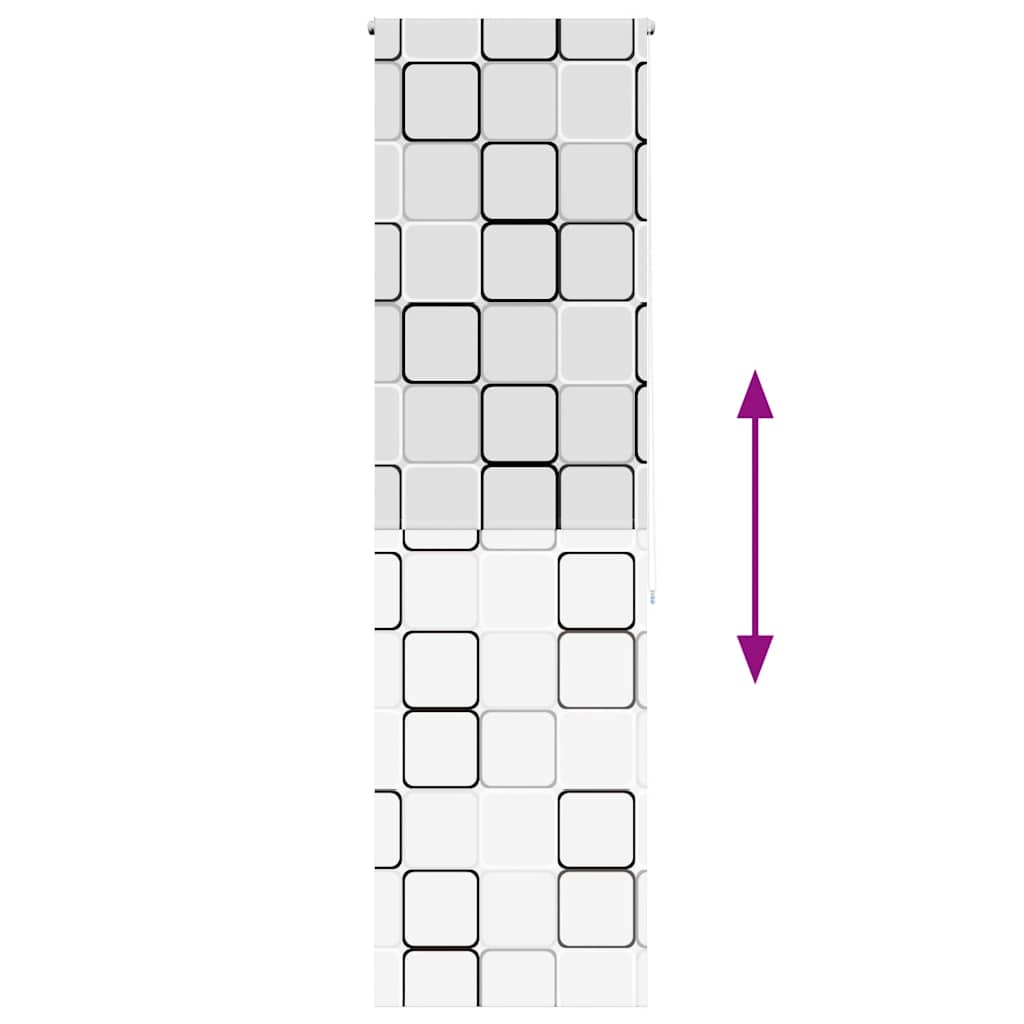 vidaXL Roleta prysznicowa 80x240 cm Szerokość tkaniny 76 cm
