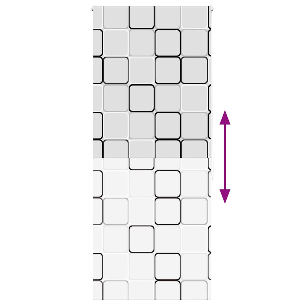 vidaXL Roleta prysznicowa 100x240 cm Szerokość tkaniny 96 cm