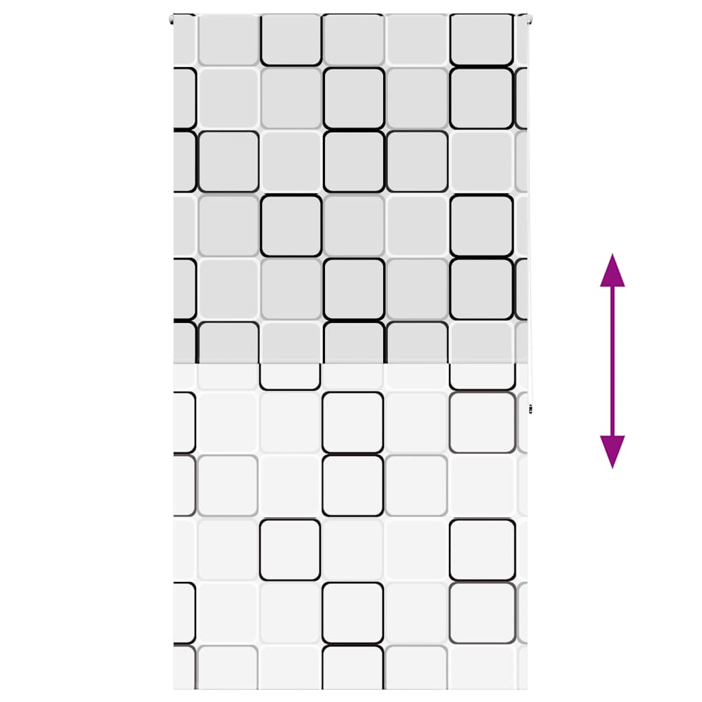 vidaXL Roleta prysznicowa 130x240 cm Szerokość tkaniny 126 cm