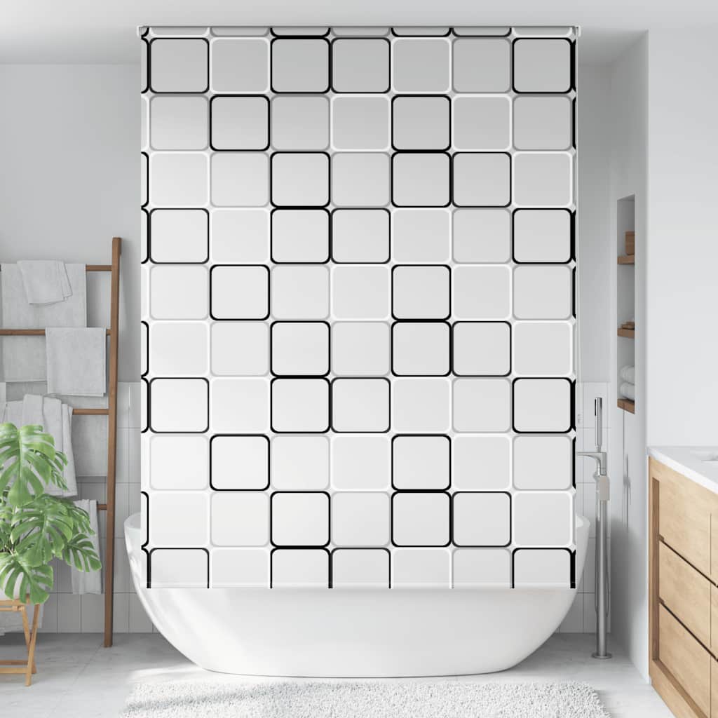 vidaXL Roleta prysznicowa 150x240 cm Szerokość tkaniny 146 cm