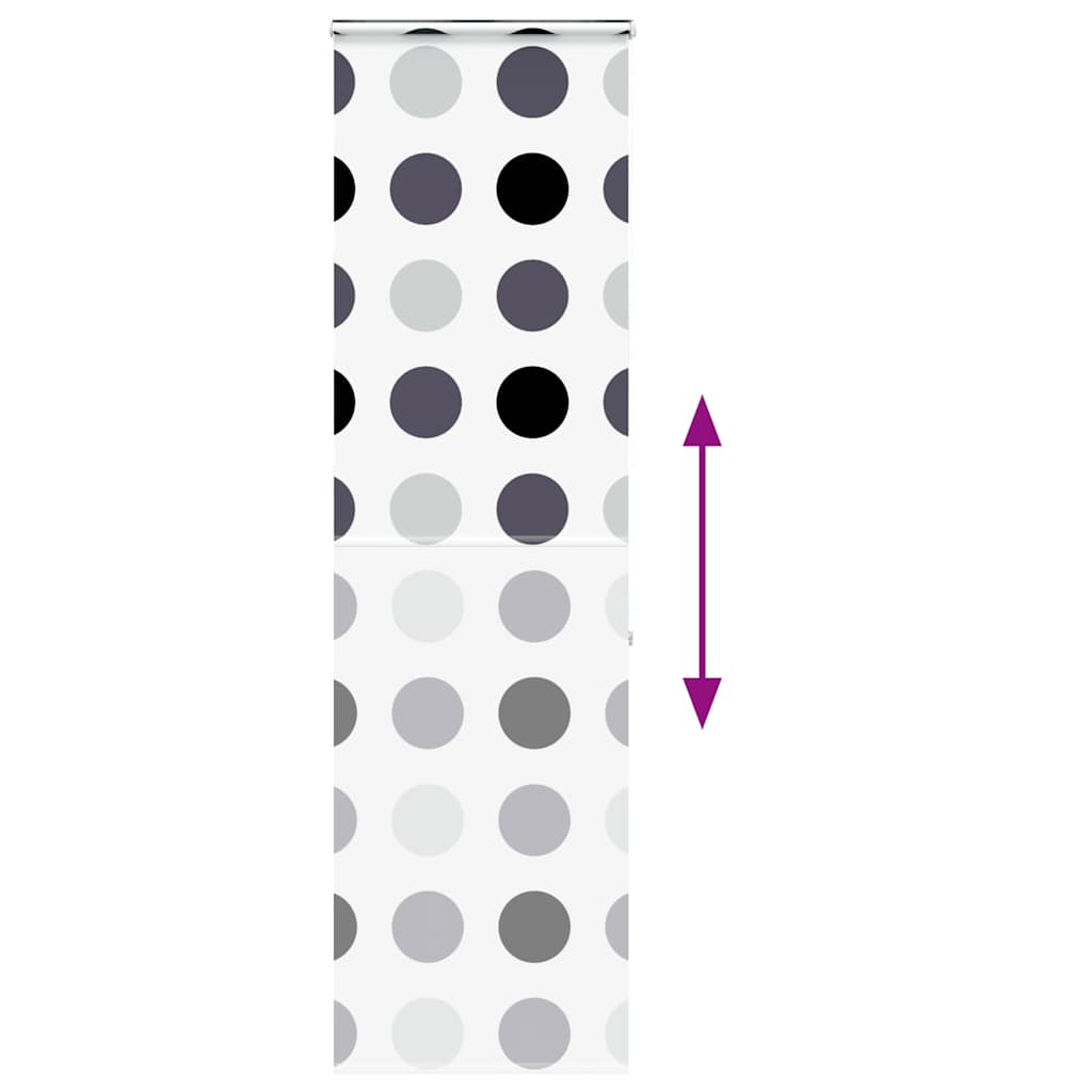 vidaXL Roleta prysznicowa z kasetą 70x240 cm Szerokość tkaniny 66 cm