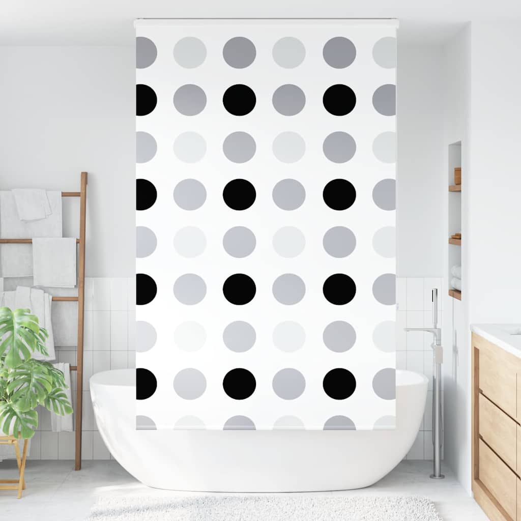 vidaXL Roleta prysznicowa z kasetą 140x240 cm Szerokość tkaniny 136 cm
