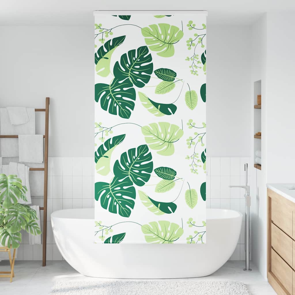 vidaXL Roleta prysznicowa z kasetą 90x240 cm Szerokość tkaniny 86 cm