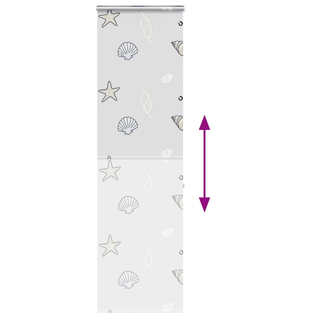 vidaXL Roleta prysznicowa z kasetą 60x240 cm Szerokość tkaniny 56 cm