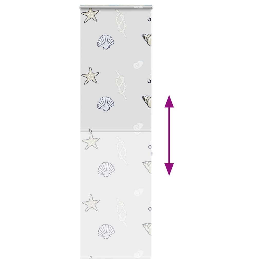 vidaXL Roleta prysznicowa z kasetą 70x240 cm Szerokość tkaniny 66 cm