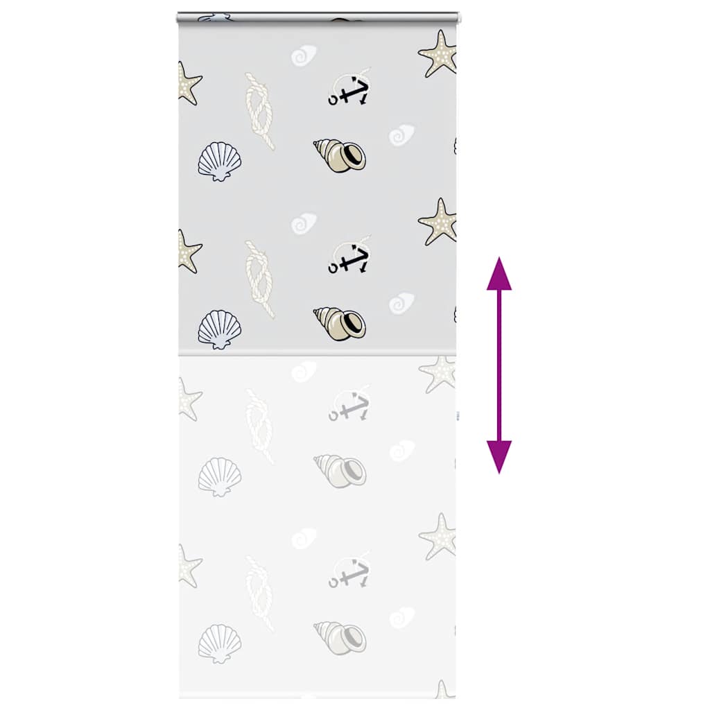 vidaXL Roleta prysznicowa z kasetą 90x240 cm Szerokość tkaniny 86 cm