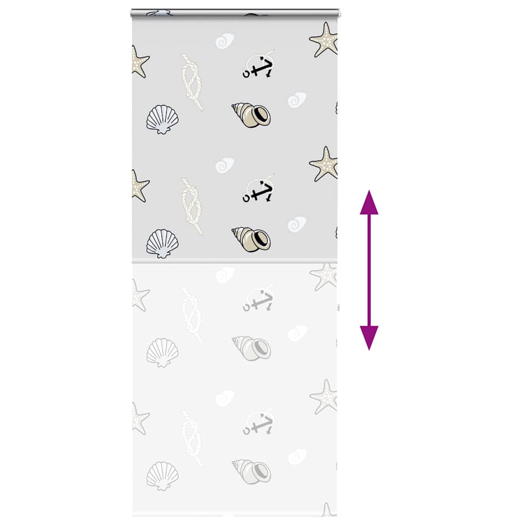 vidaXL Roleta prysznicowa z kasetą 100x240 cm Szerokość tkaniny 96 cm