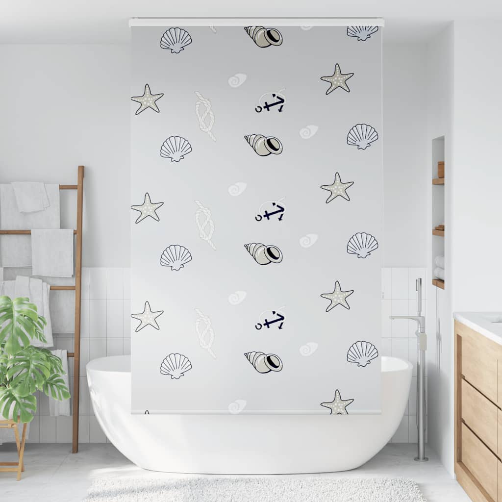 vidaXL Roleta prysznicowa z kasetą 140x240 cm Szerokość tkaniny 136 cm