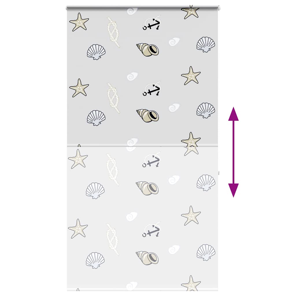 vidaXL Roleta prysznicowa z kasetą 140x240 cm Szerokość tkaniny 136 cm