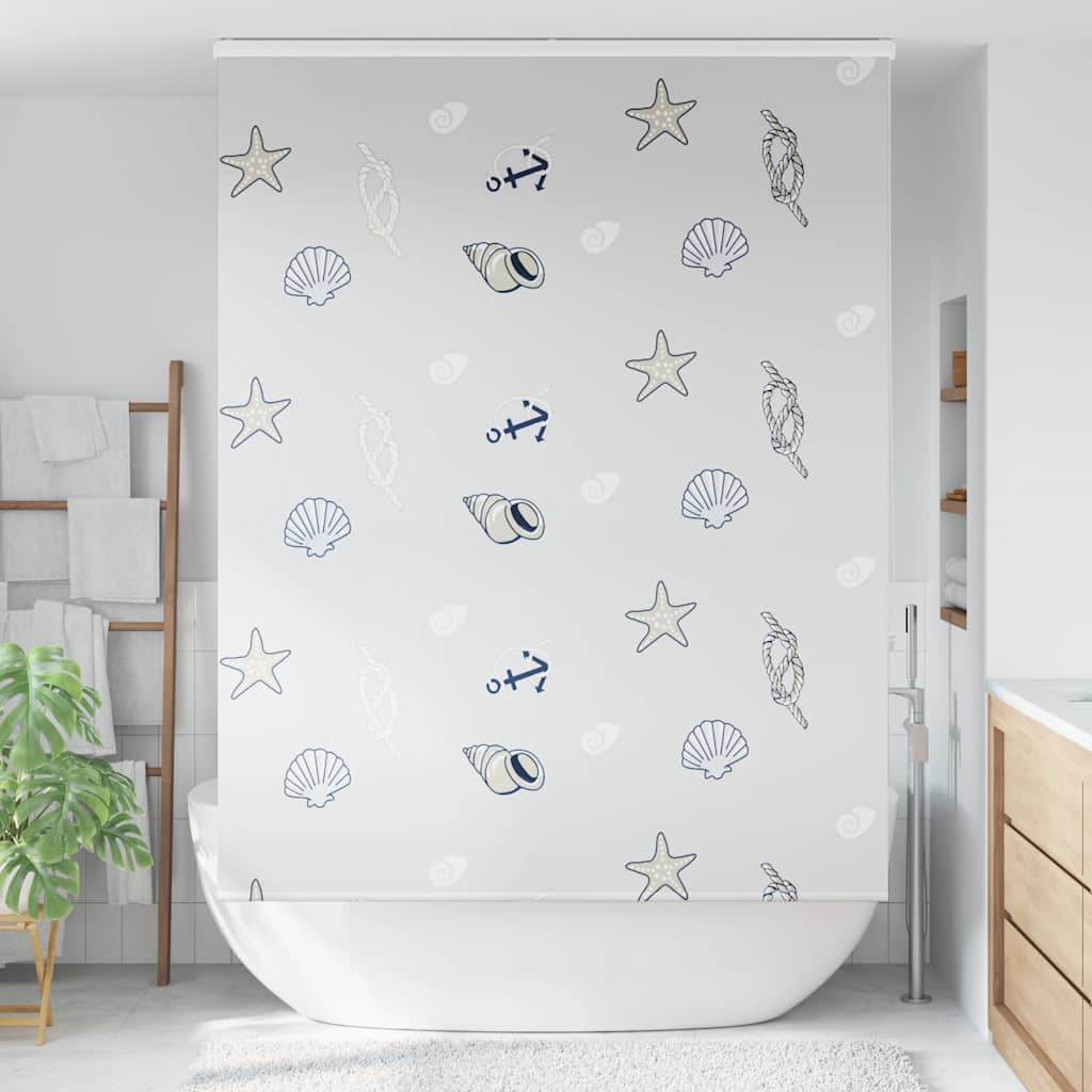 vidaXL Roleta prysznicowa z kasetą 150x240 cm Szerokość tkaniny 146 cm