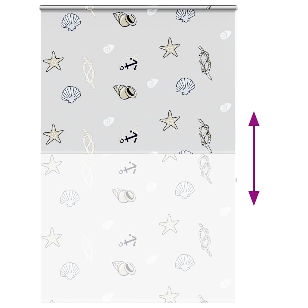 vidaXL Roleta prysznicowa z kasetą 150x240 cm Szerokość tkaniny 146 cm