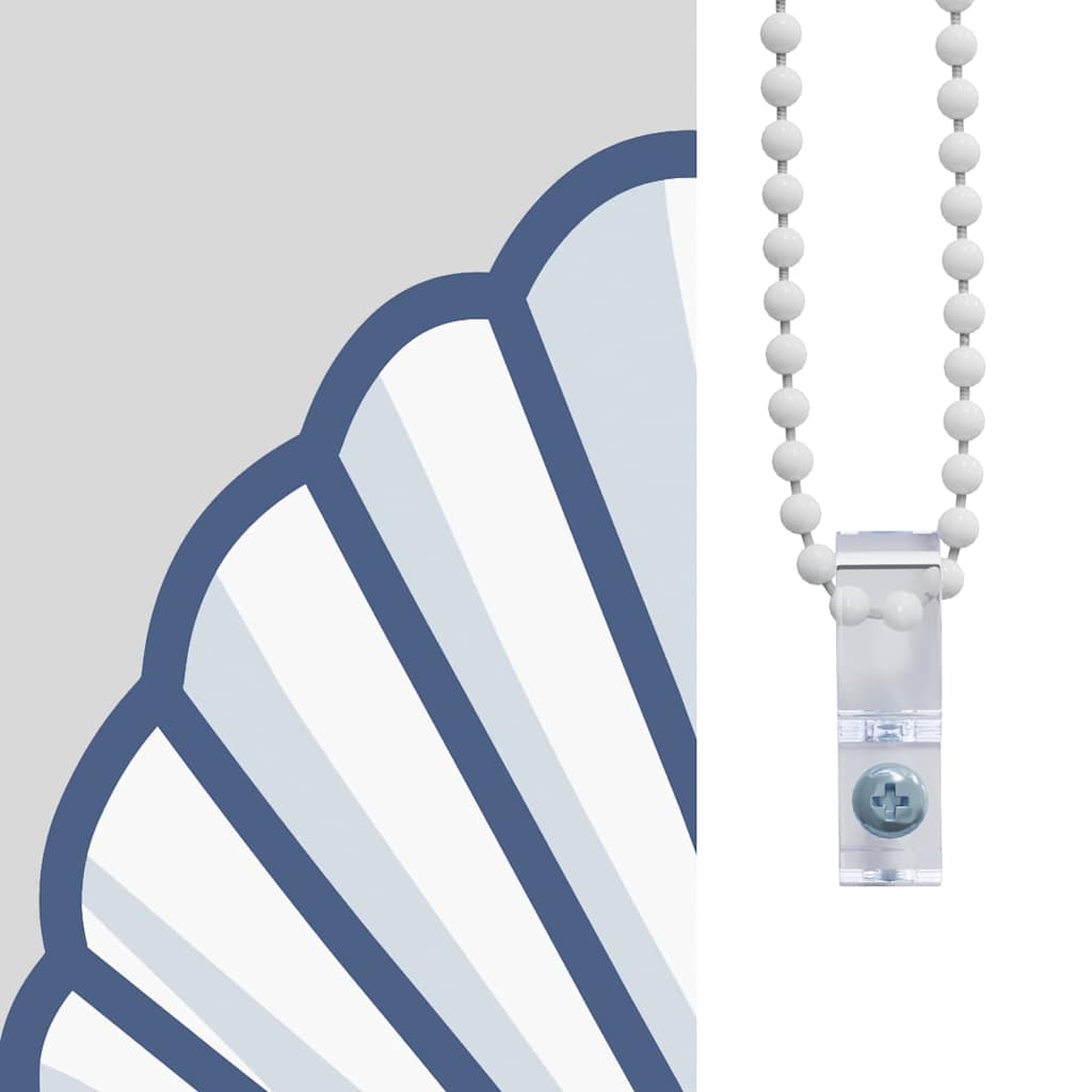 vidaXL Roleta prysznicowa z kasetą 150x240 cm Szerokość tkaniny 146 cm