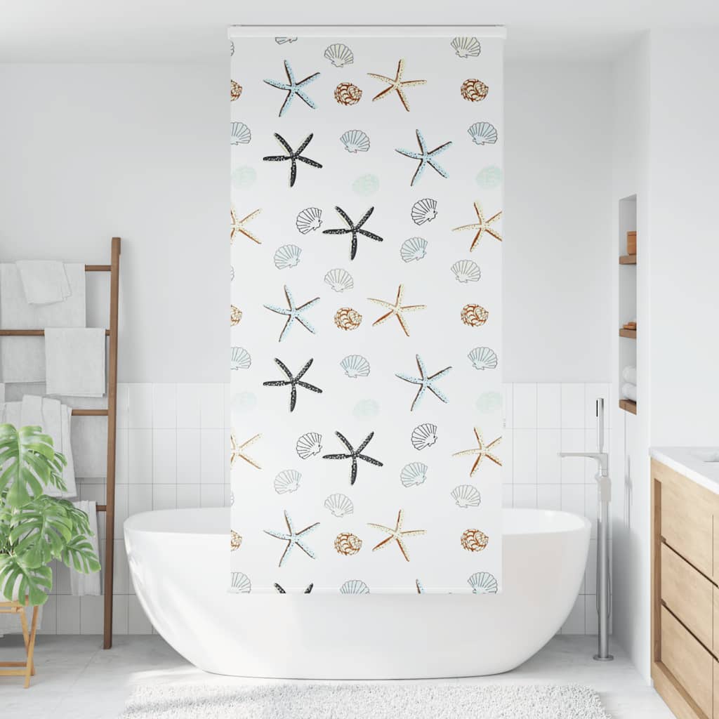 vidaXL Roleta prysznicowa z kasetą 90x240 cm Szerokość tkaniny 86 cm