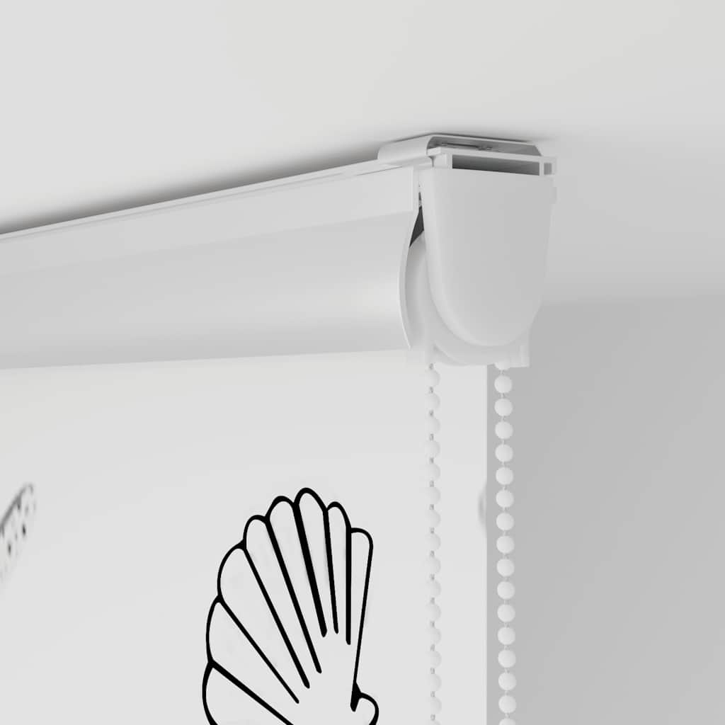 vidaXL Roleta prysznicowa z kasetą 130x240 cm Szerokość tkaniny 126 cm