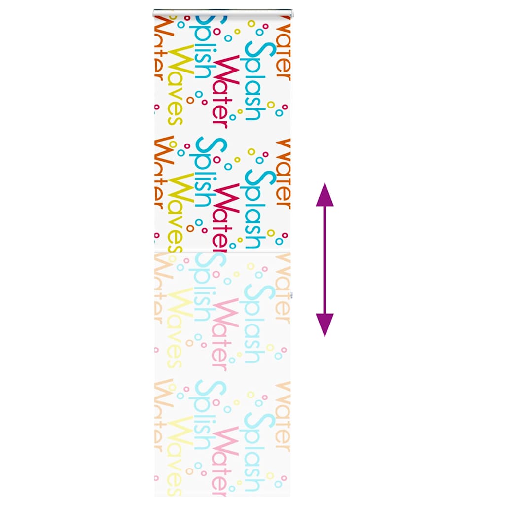 vidaXL Roleta prysznicowa z kasetą 60x240 cm Szerokość tkaniny 56 cm