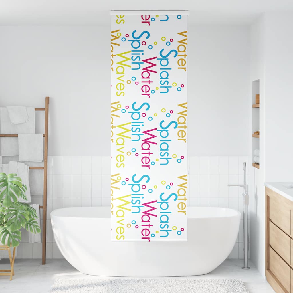 vidaXL Roleta prysznicowa z kasetą 80x240 cm Szerokość tkaniny 76 cm