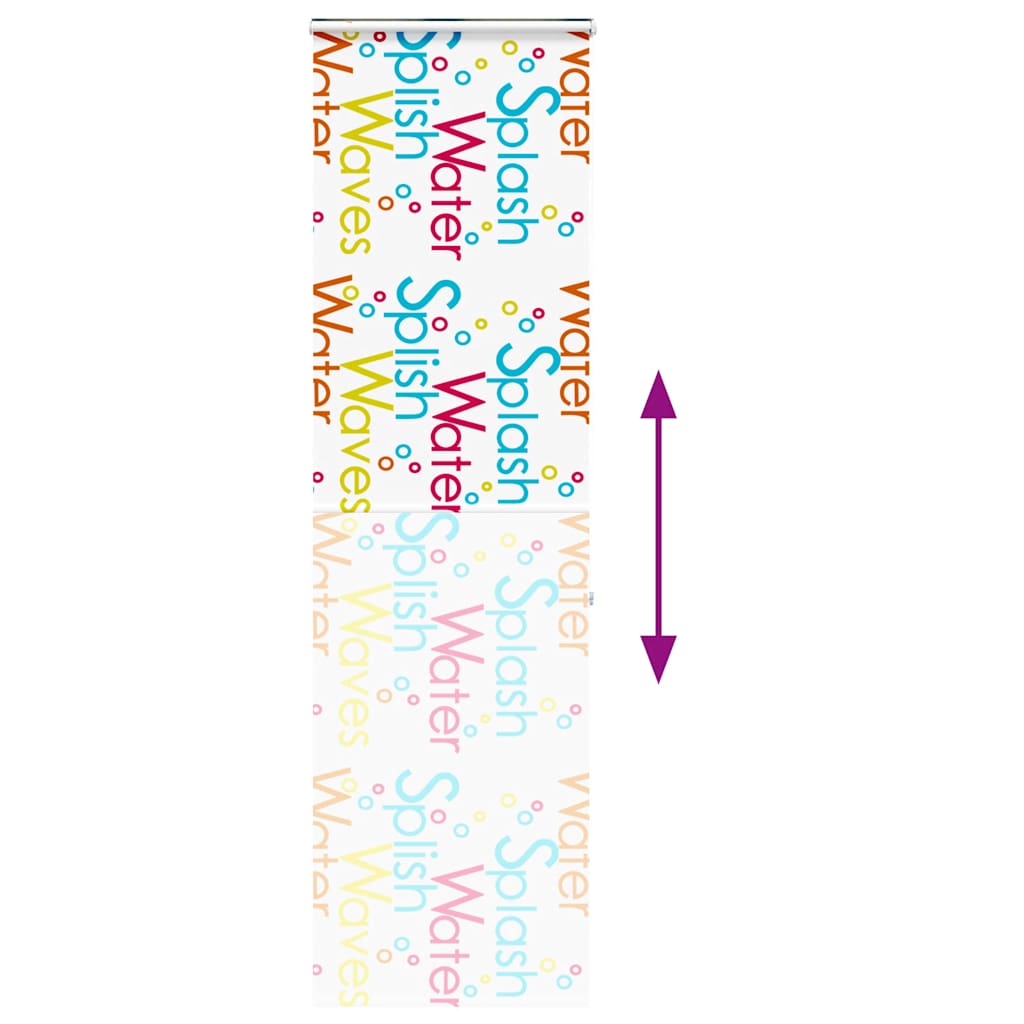 vidaXL Roleta prysznicowa z kasetą 80x240 cm Szerokość tkaniny 76 cm