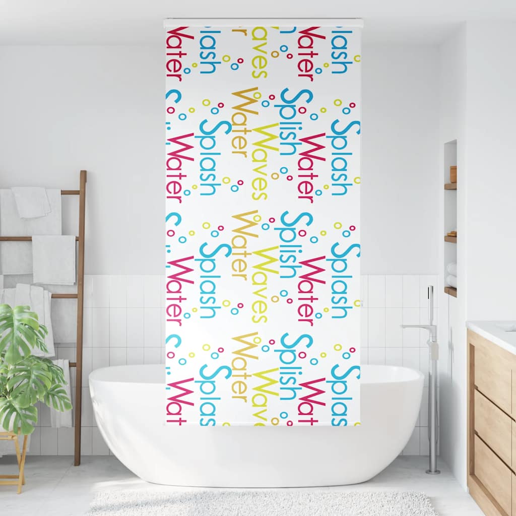 vidaXL Roleta prysznicowa z kasetą 110x240 cm Szerokość tkaniny 106 cm