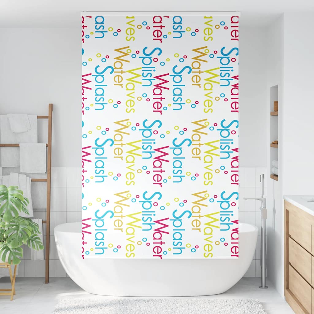 vidaXL Roleta prysznicowa z kasetą 130x240 cm Szerokość tkaniny 126 cm