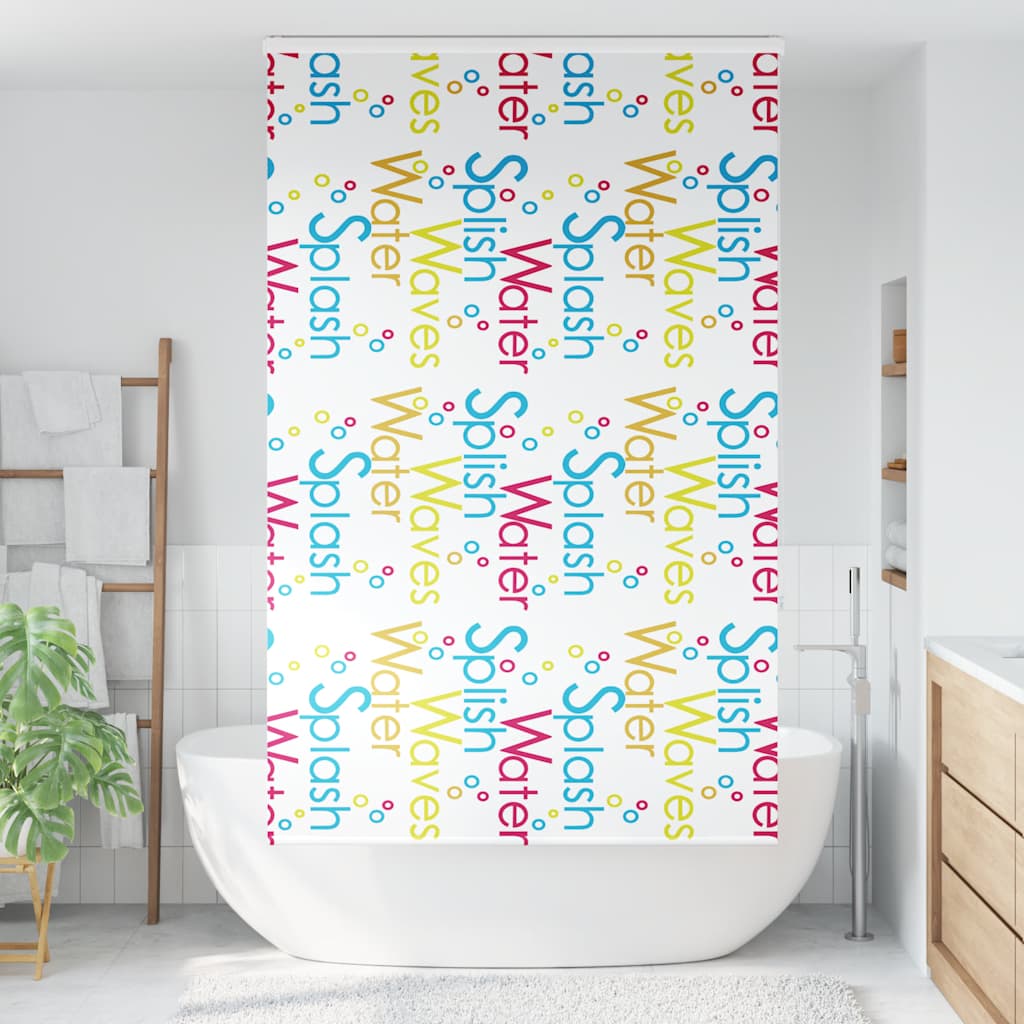 vidaXL Roleta prysznicowa z kasetą 140x240 cm Szerokość tkaniny 136 cm
