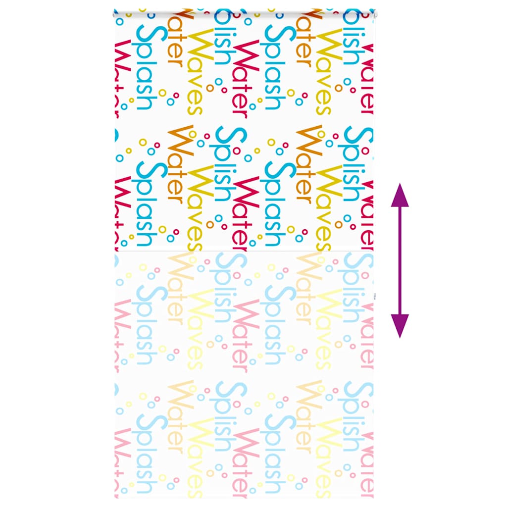 vidaXL Roleta prysznicowa z kasetą 140x240 cm Szerokość tkaniny 136 cm