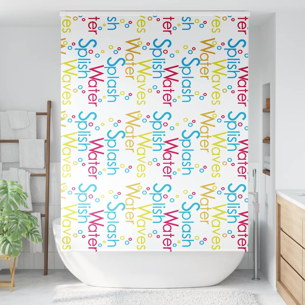vidaXL Roleta prysznicowa z kasetą 150x240 cm Szerokość tkaniny 146 cm