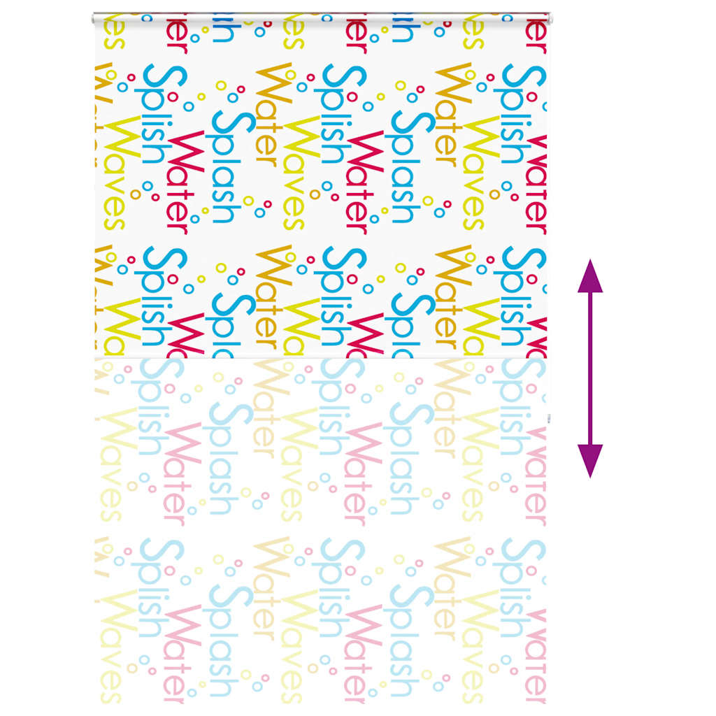 vidaXL Roleta prysznicowa z kasetą 160x240 cm Szerokość tkaniny 156 cm