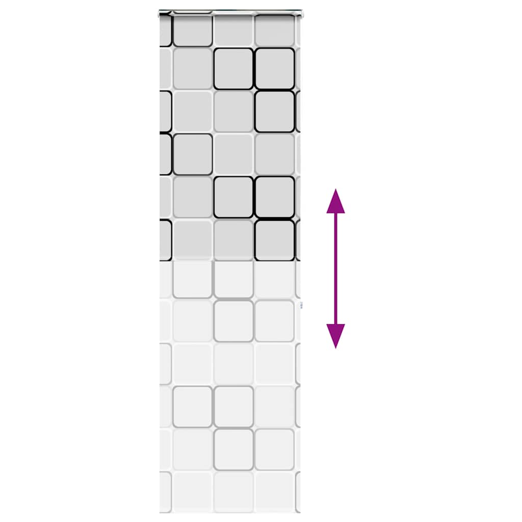 vidaXL Roleta prysznicowa z kasetą 80x240 cm Szerokość tkaniny 76 cm