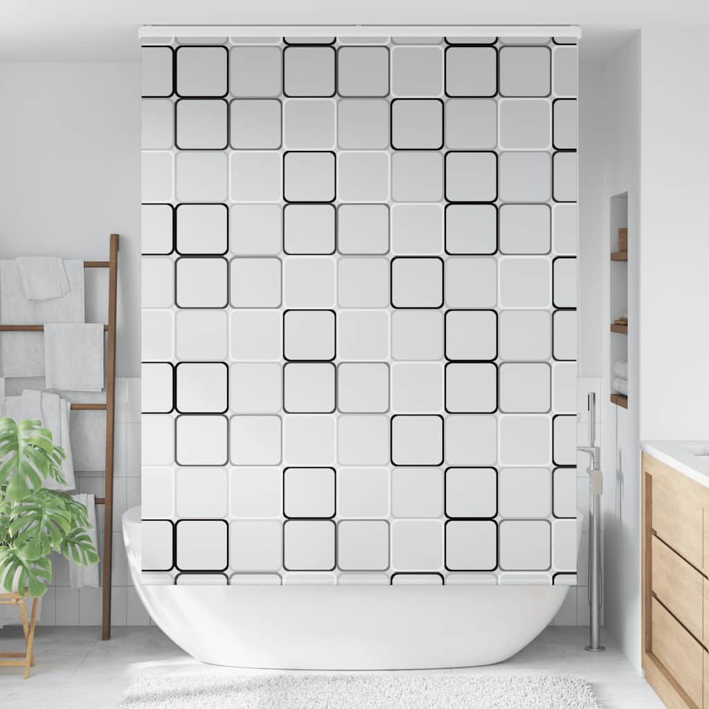 vidaXL Roleta prysznicowa z kasetą 150x240 cm Szerokość tkaniny 146 cm