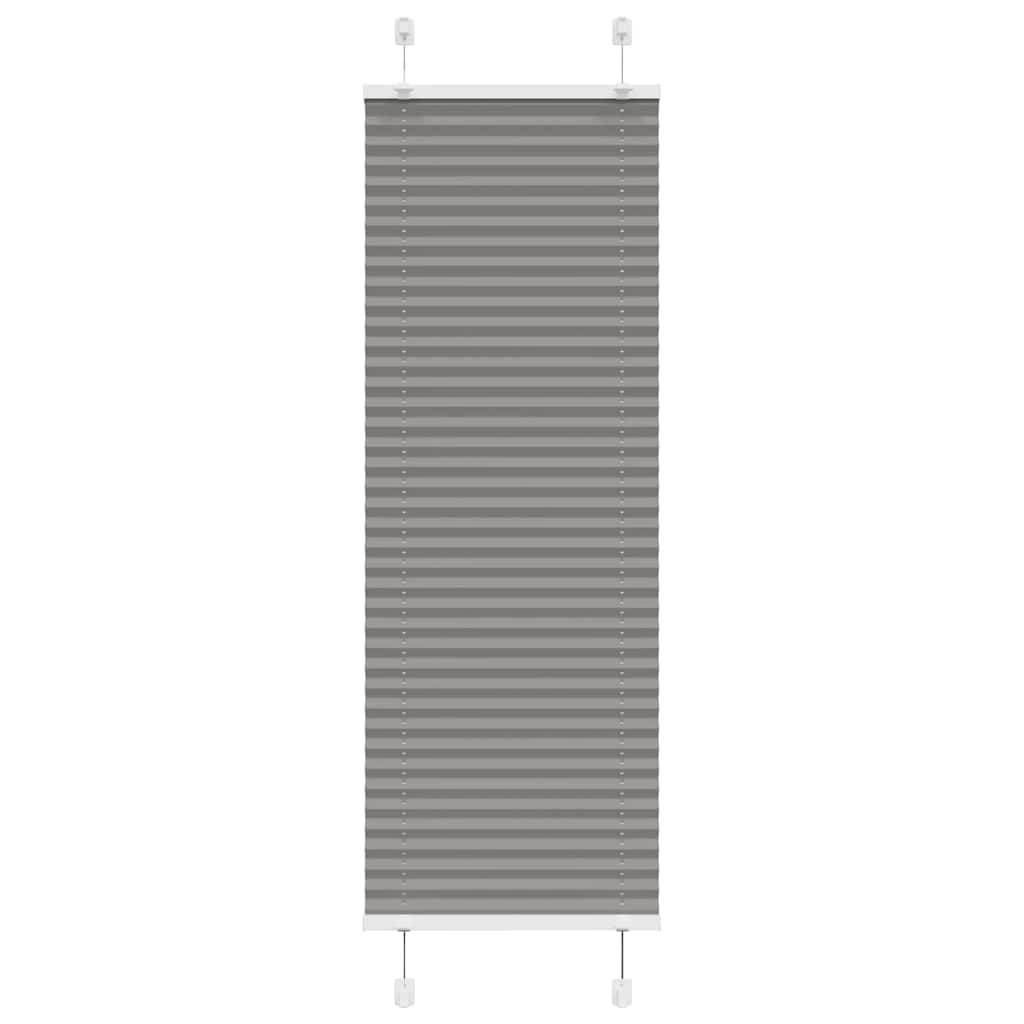 vidaXL Roleta plisowana antracytowa 40x100 cm Szerokość tkaniny 39,4cm