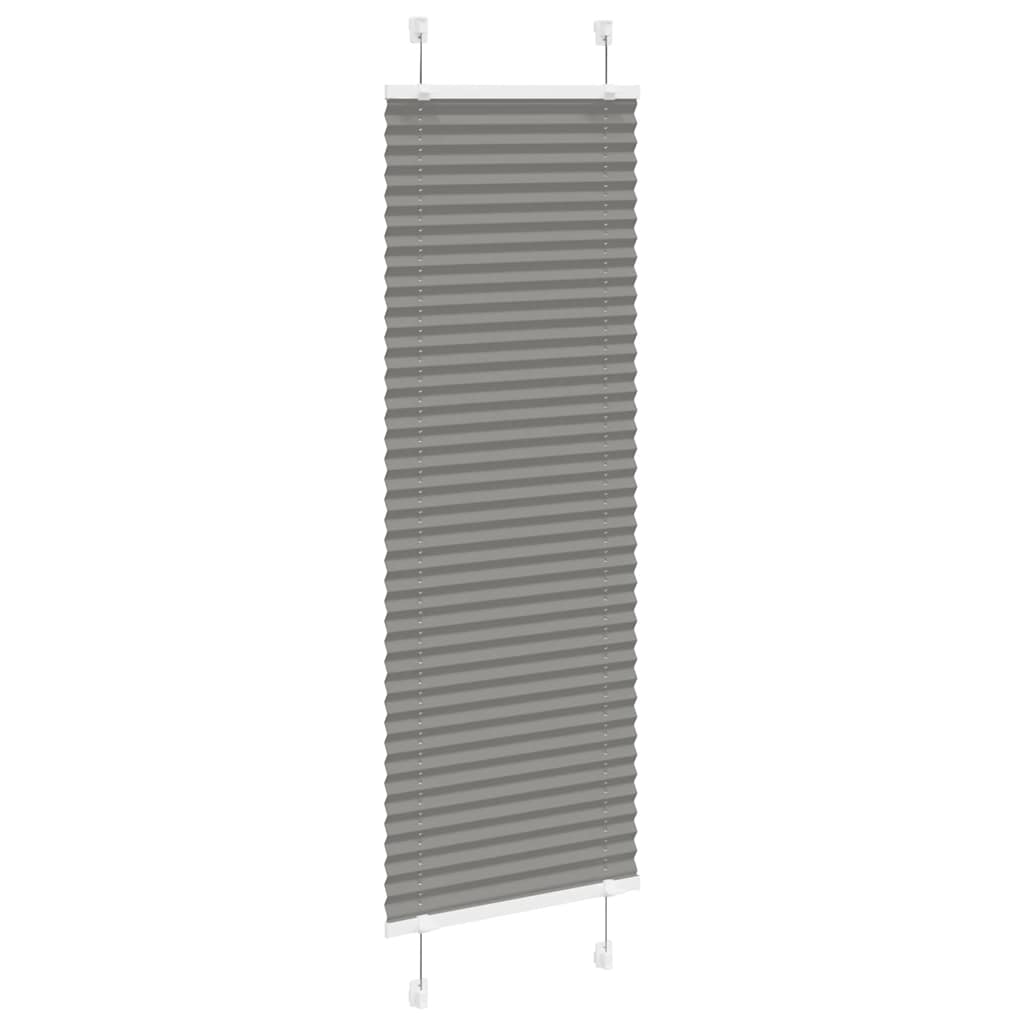 vidaXL Roleta plisowana antracytowa 40x100 cm Szerokość tkaniny 39,4cm
