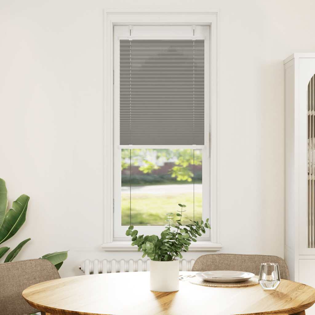 vidaXL Roleta plisowana antracytowa 40x100 cm Szerokość tkaniny 39,4cm