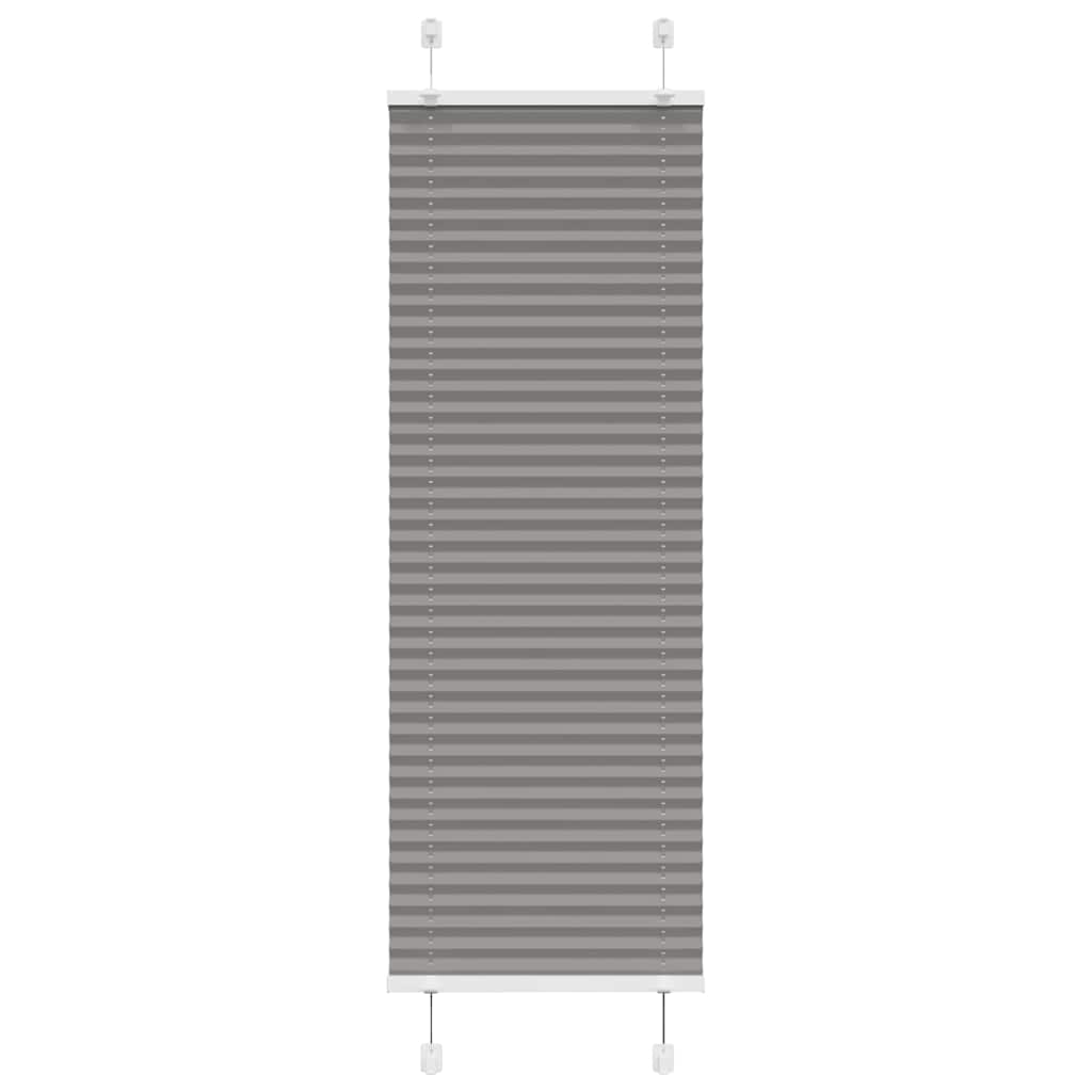 vidaXL Roleta plisowana antracytowa 50x100 cm Szerokość tkaniny 49,4cm