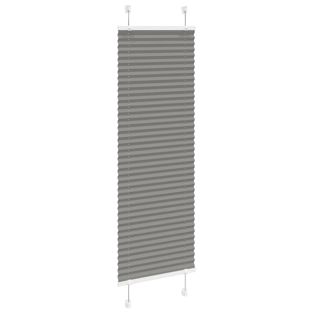 vidaXL Roleta plisowana antracytowa 50x100 cm Szerokość tkaniny 49,4cm